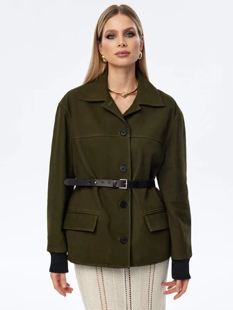 Кожаная куртка бомбер для женщин премиум класса 3065-0